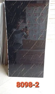 ماربل شیت ساده براق مشکی